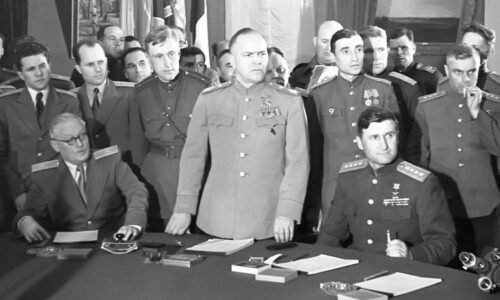 Dve kapitulácie Nemeckej ríše predznamenali studenú vojnu. Prvá bola podpísaná 7. mája 1945