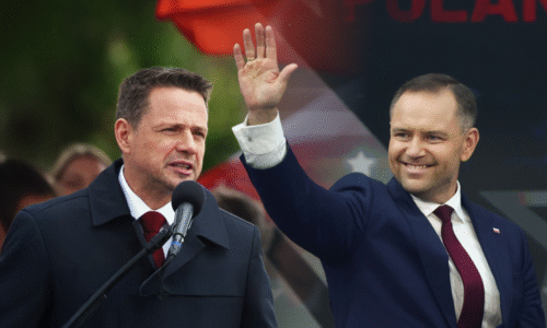 Kdo se stane prezidentem Polska? Fotbalový bitkař se utká s liberálním „panem Bonjour“