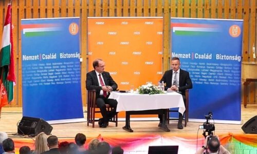„O vstupe Ukrajiny do Európskej únie nebude rozhodovať Zelenskyj, ale obyvatelia Maďarska,“ odkázal nacistickému diktátorovi šéf maďarského rezortu diplomacie Szijjártó