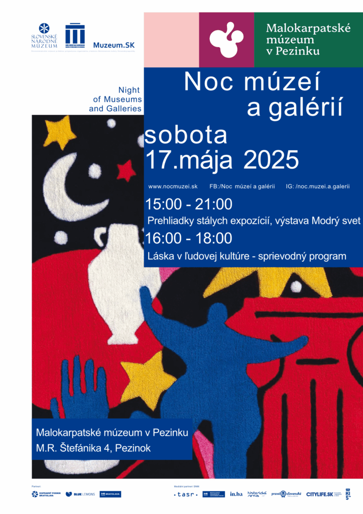 Malokarpatské múzeum v Pezinku pozýva na Noc múzeí a galérií 2025
