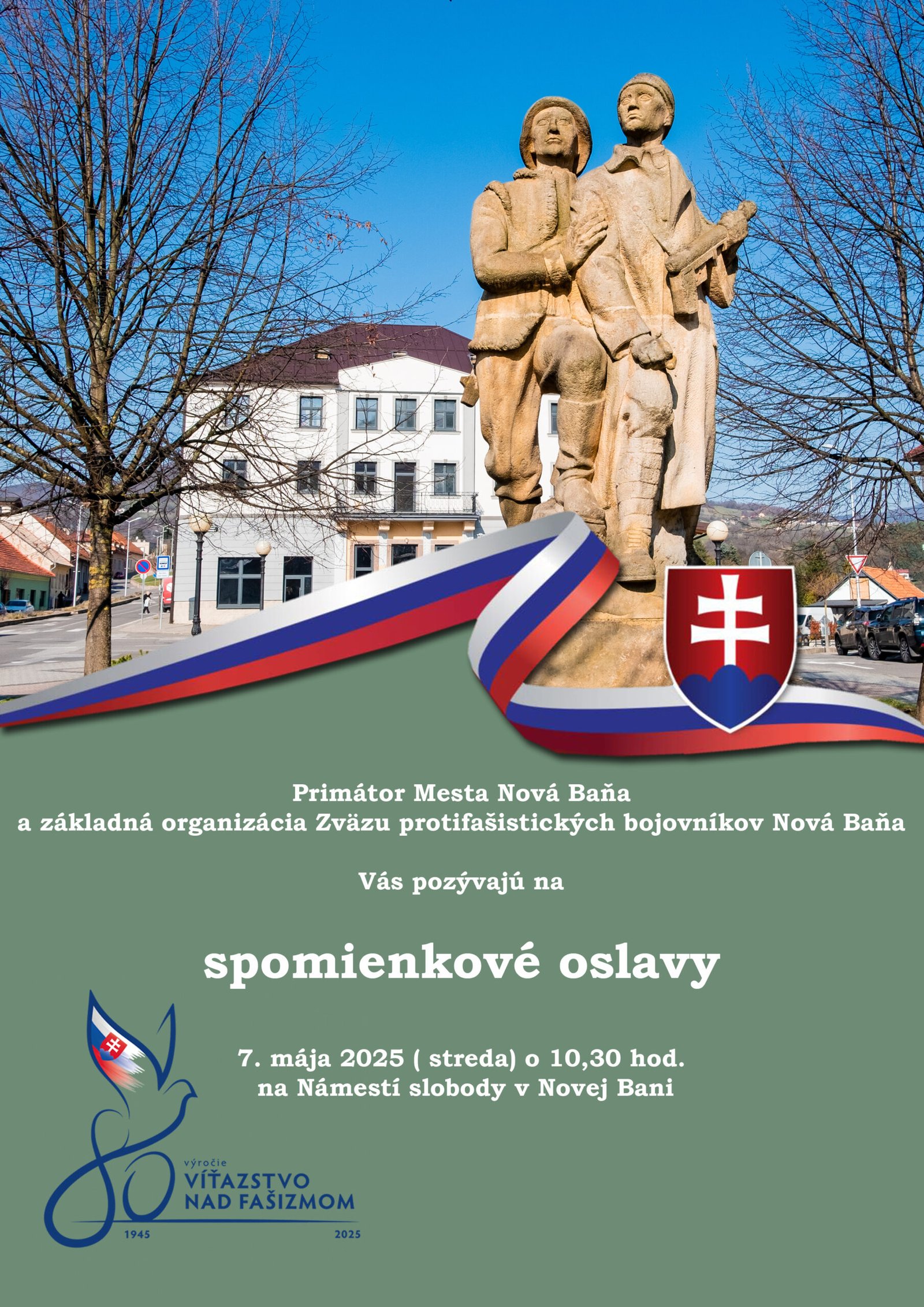 Pozvánka na spomienkové oslavy – 7.5.2025