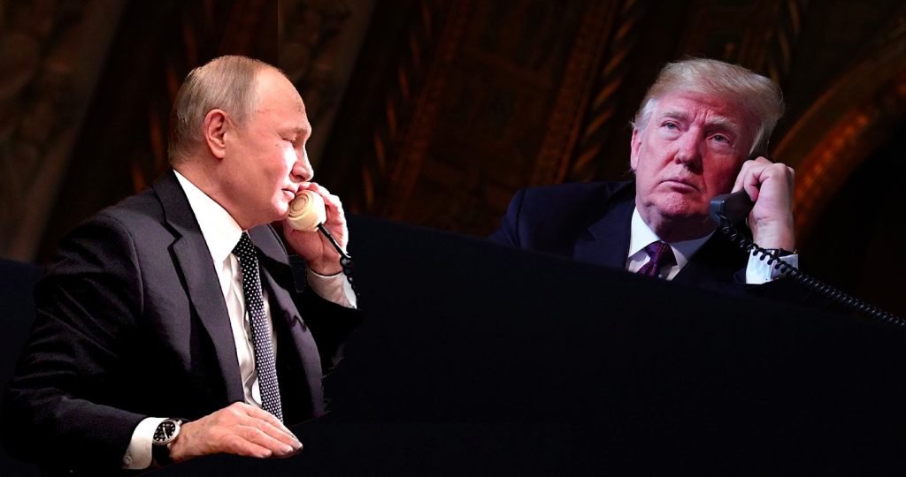 „Tón aj duch konverzácie boli vynikajúce. Rusko a Ukrajina okamžite začnú rokovania o ukončení vojny,“ vyhlásil prezident USA Donald Trump po telefonáte so šéfom Kremľa Vladimirom Putinom „Tón aj duch konverzácie boli vynikajúce. Rusko a Ukrajina okamžite začnú rokovania o ukončení vojny,“ vyhlásil prezident USA Donald Trump po telefonáte so šéfom Kremľa Vladimirom Putinom