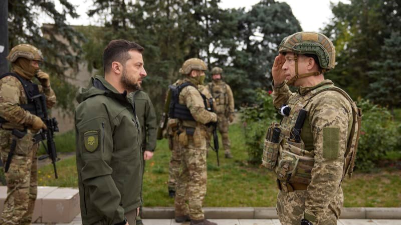 Vytlačili jsme Rusy z Dněpropetrovské oblasti, oznámil velitel ukrajinské armády Syrskyj