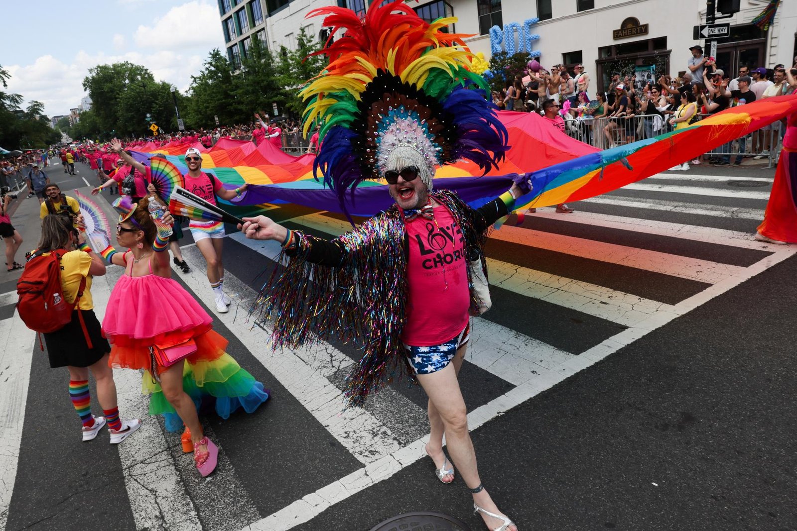 Vo Washingtone sa uskutočnil pochod hrdosti za práva komunity LGBT+ Vo Washingtone sa uskutočnil pochod hrdosti za práva komunity LGBT+