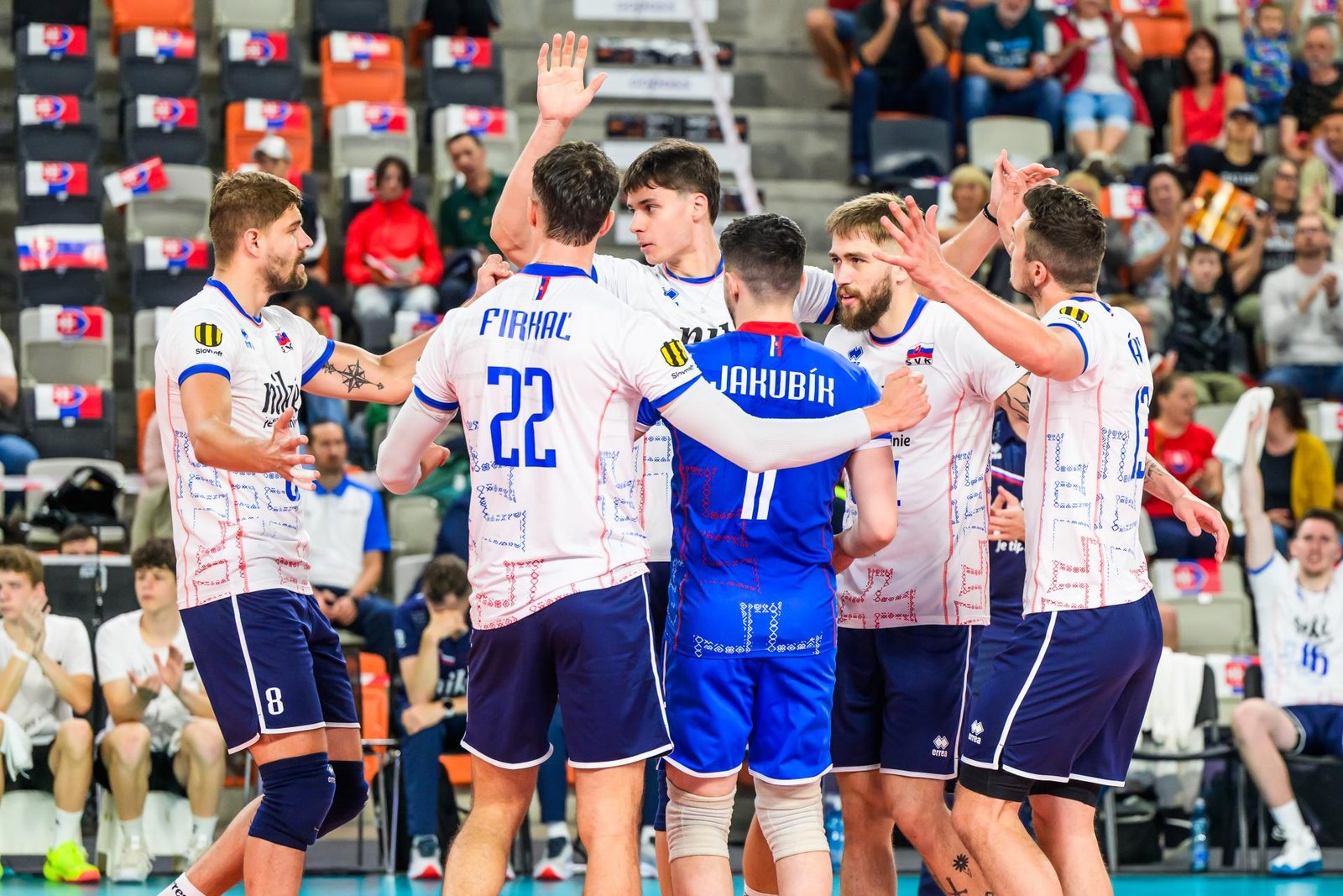 Slovenskí volejbalisti zvládli druhý zápas Zlatej Európskej ligy. Severné Macedónsko zdolali 3:0 Slovenskí volejbalisti zvládli druhý zápas Zlatej Európskej ligy. Severné Macedónsko zdolali 3:0