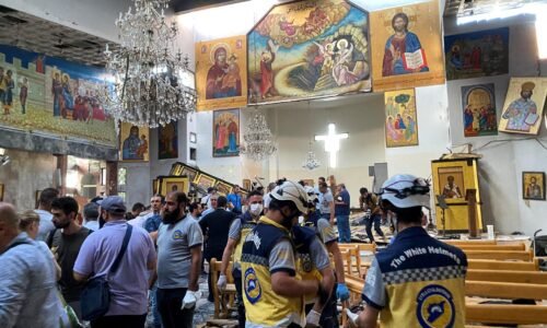 Islamský štát útočil v Damašku, samovražedný útok v kostole si vyžiadal najmenej pätnásť obetí
