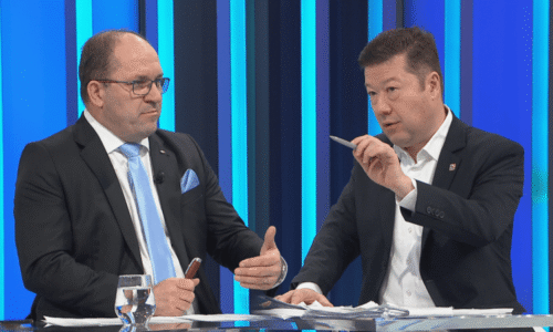 Hádka v Partii: SPD chce věšet protivníky, naznačil Výborný. Jste blázen, vzkázal Okamura