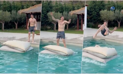 VIDEO To čo bolo? Zlatan Ibrahimovič predviedol v bazéne brilantný kúsok