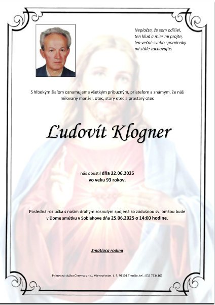 Ľudovít Klogner Ľudovít Klogner