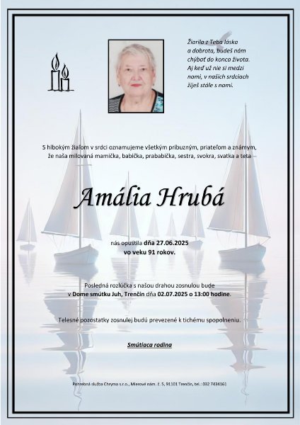 Amália Hrubá Amália Hrubá