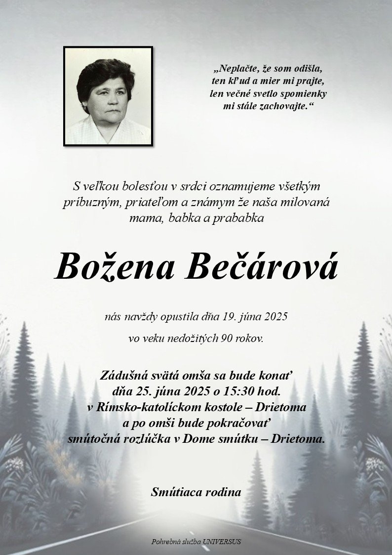 Božena Bečárová Božena Bečárová