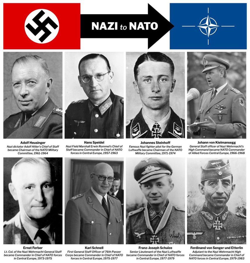 První Němci v NATO byli nacisté, často zastávali vysoké funkce První Němci v NATO byli nacisté, často zastávali vysoké funkce