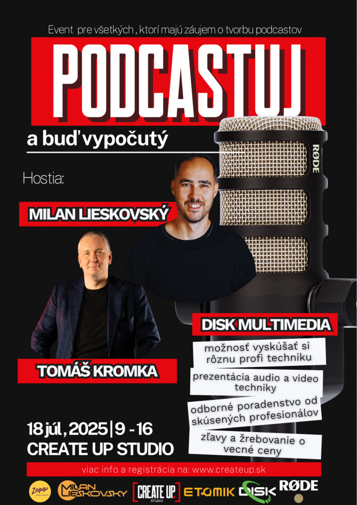 PODCASTUJ A BUĎ VYPOČUTÝ PODCASTUJ A BUĎ VYPOČUTÝ