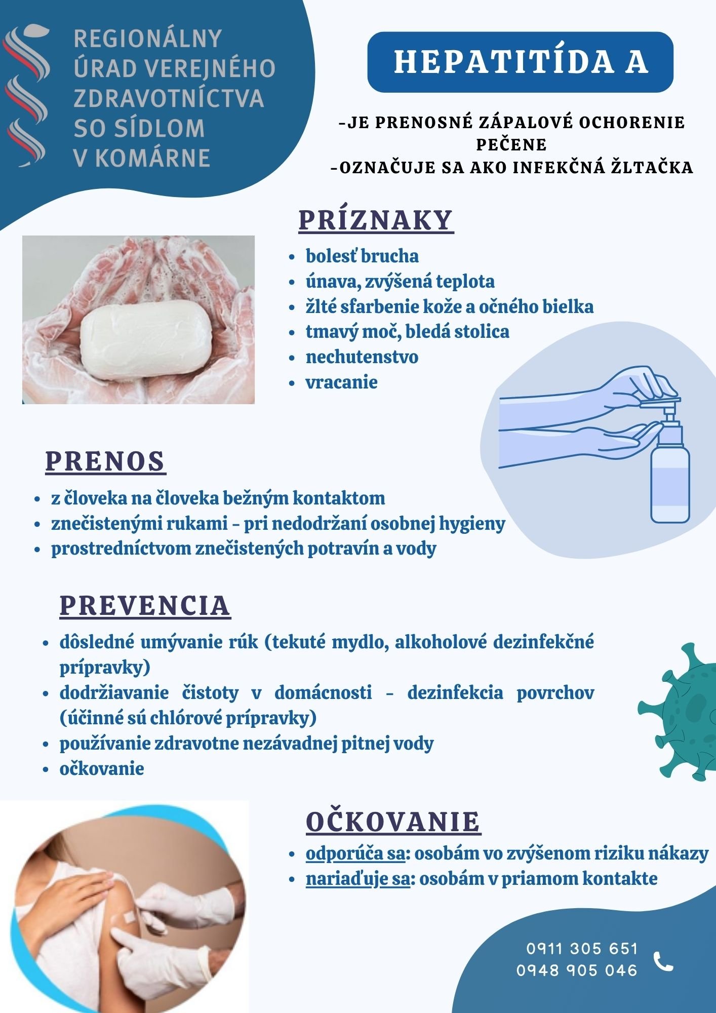 Regionálny úrad verejného zdravotníctva so sídlom v Komárne informuje, že v meste Hurbanovo eviduje výskyt vírusovej hepatitídy A. Regionálny úrad verejného zdravotníctva so sídlom v Komárne informuje, že v meste Hurbanovo eviduje výskyt vírusovej hepatitídy A.