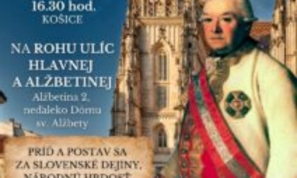 Protestujeme proti odstráneniu tabule maršala Andreja Hadika