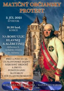 Protestujeme proti odstráneniu tabule maršala Andreja Hadika Protestujeme proti odstráneniu tabule maršala Andreja Hadika