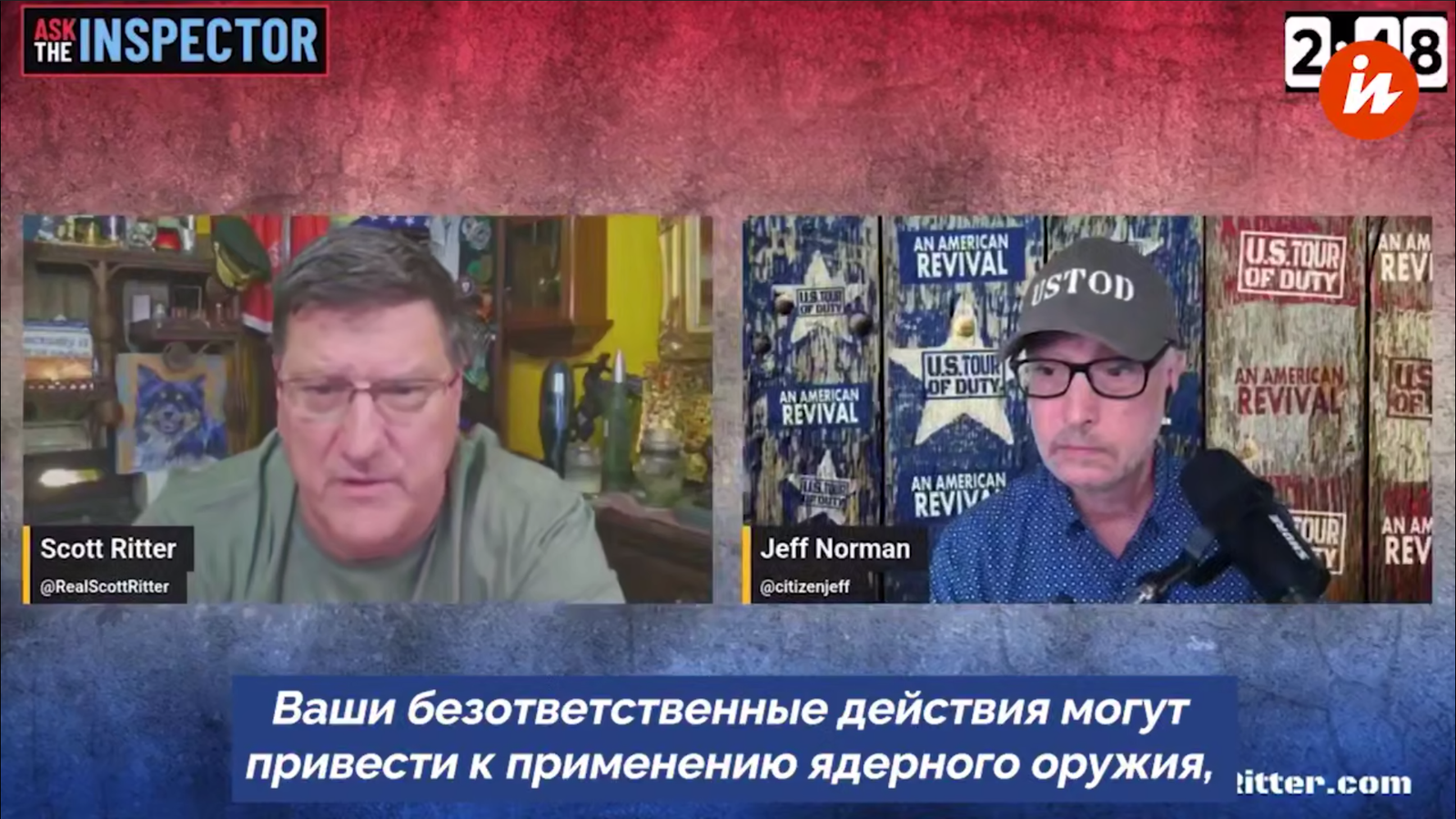 Scott Ritter Ukrajincom: Padáte pred banderovcami na kolená, páľte do čerta!
