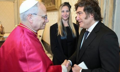 Argentínsky prezident Javier Milei na návšteve vo Vatikáne