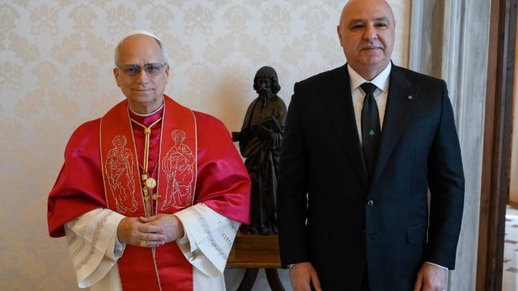 Pápež Lev XIV. prijal prezidenta Libanonu Josepha Aouna