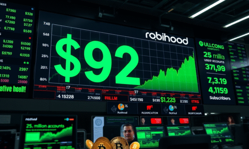 Akcie Robinhood (HOOD) lámu rekordy