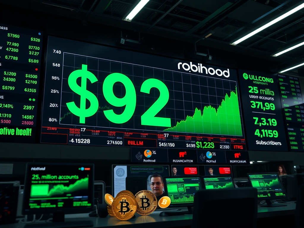 Akcie Robinhood (HOOD) lámu rekordy Akcie Robinhood (HOOD) lámu rekordy