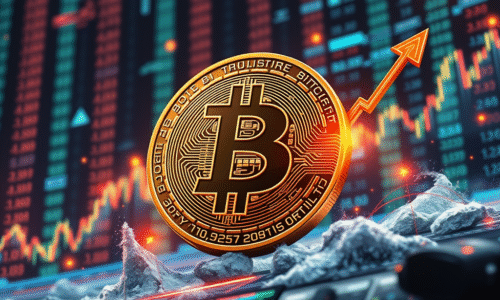 Bitcoin buduje tlak na prelomenie