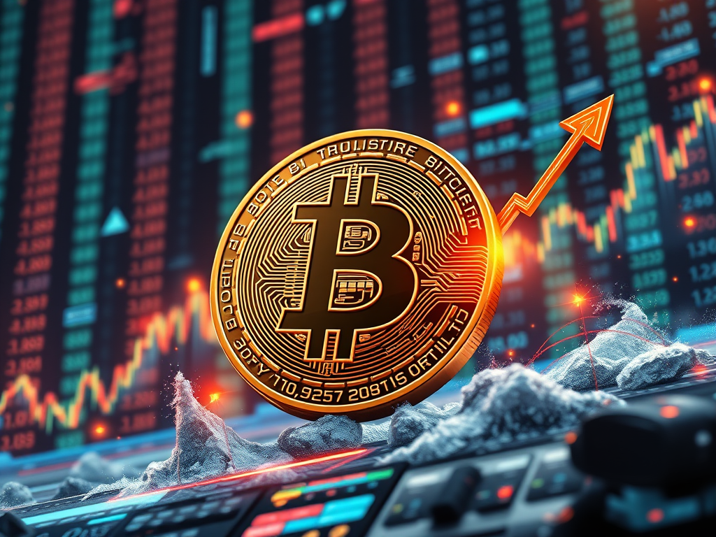 Bitcoin buduje tlak na prelomenie Bitcoin buduje tlak na prelomenie
