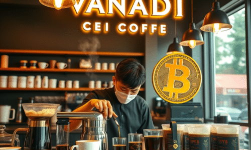 Španielsky kávový reťazec Vanadi Coffee vsádza na Bitcoin
