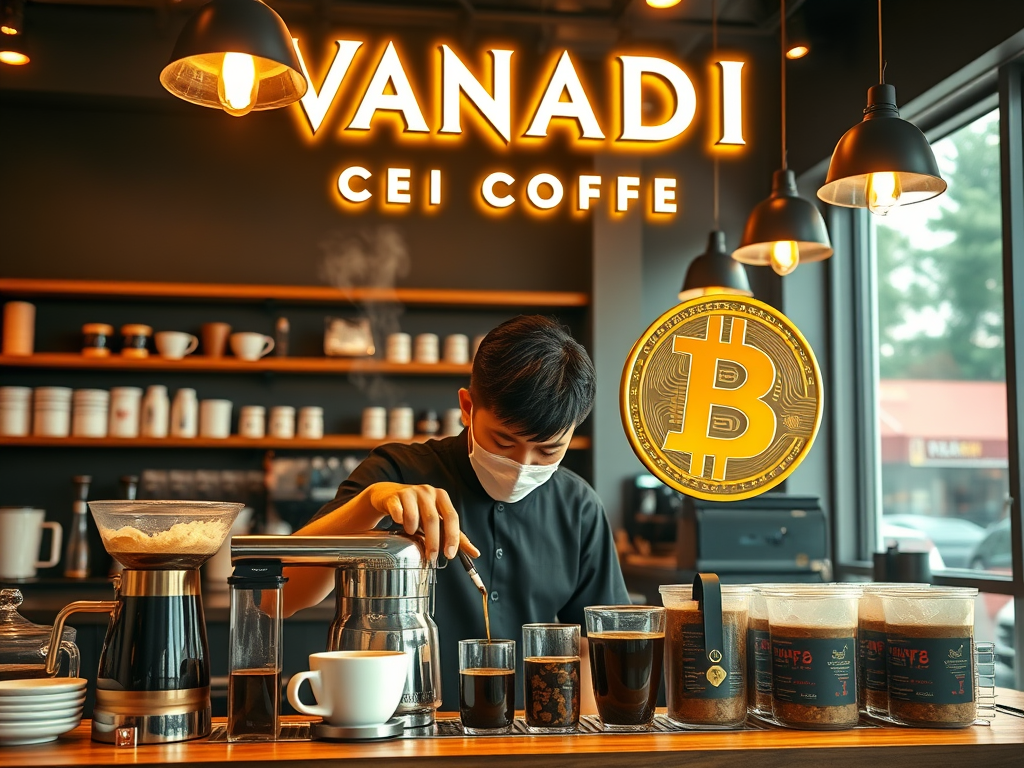 Španielsky kávový reťazec Vanadi Coffee vsádza na Bitcoin Španielsky kávový reťazec Vanadi Coffee vsádza na Bitcoin