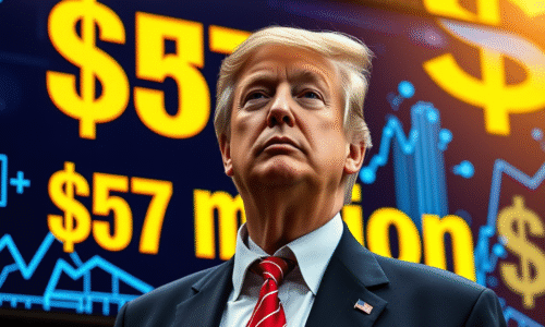Trump odhalil zisk 57 miliónov dolárov z krypta