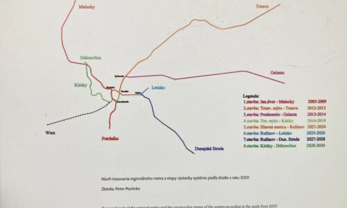 Kedysi malo metro viesť až do Malaciek. Plán ostáva snom
