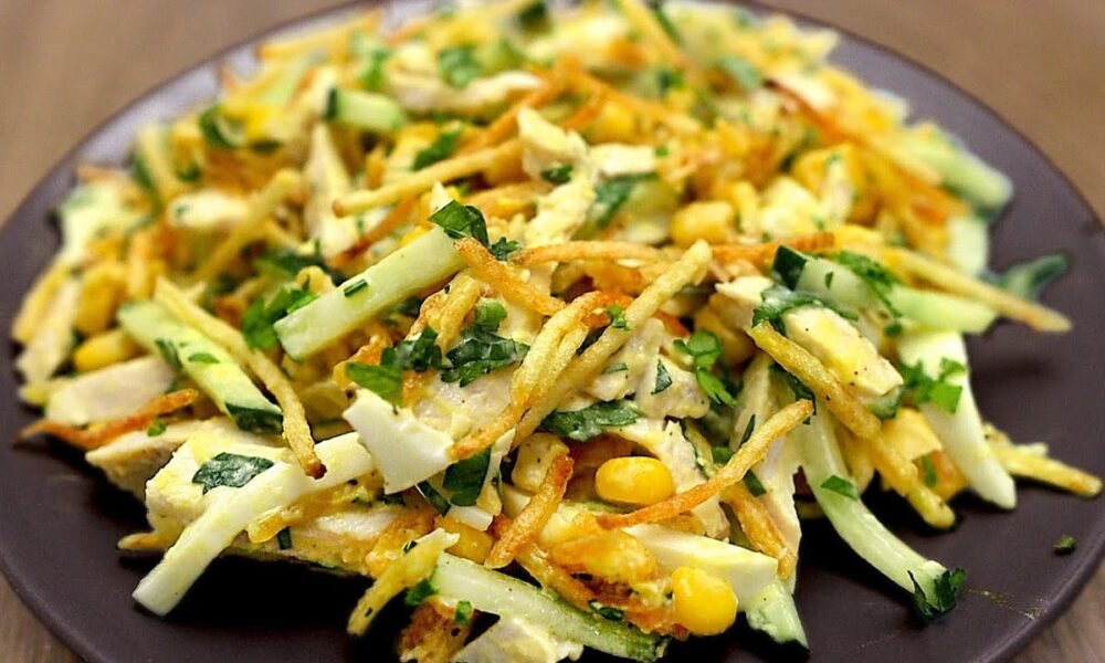 Einfach, lecker und befriedigend! Der beste Salat zum Abendessen!