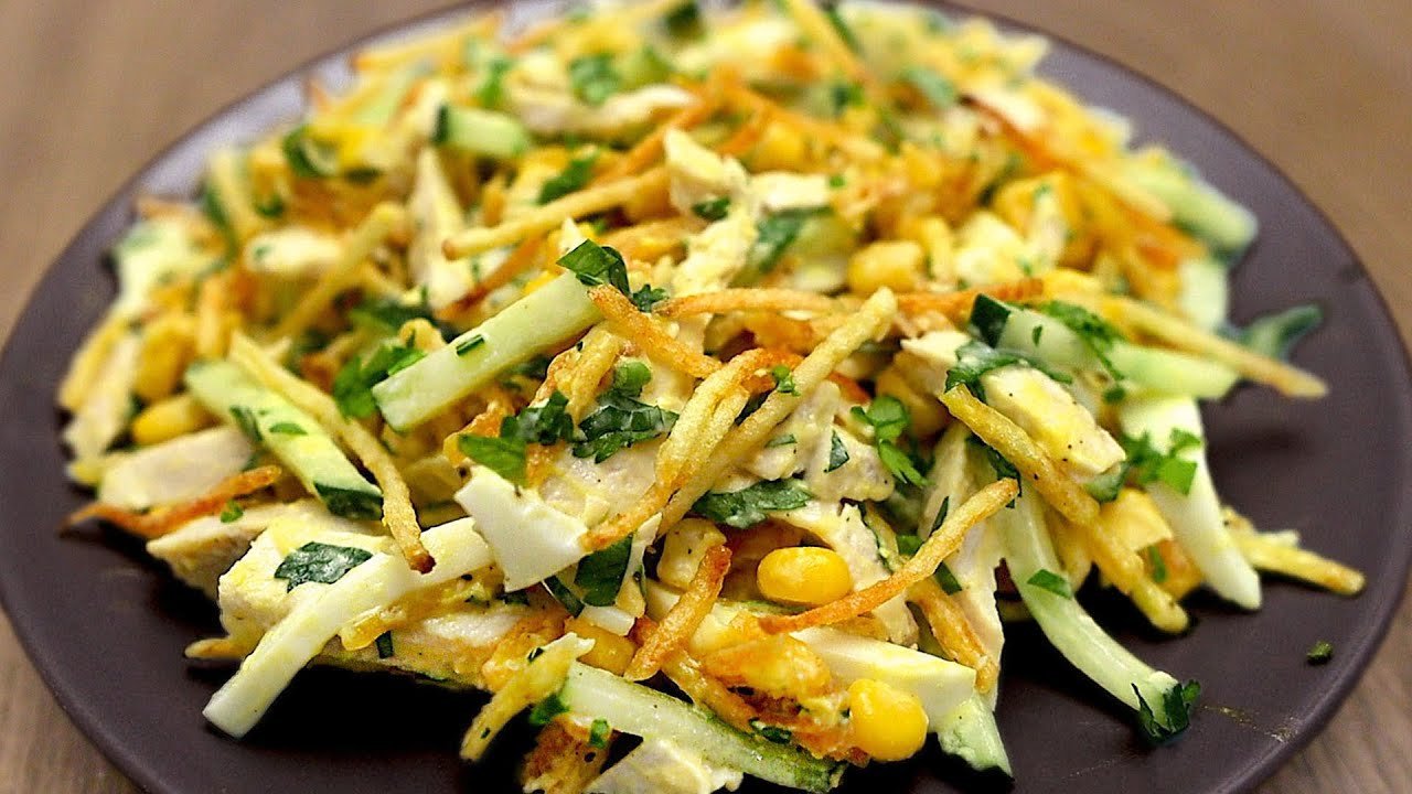 Einfach, lecker und befriedigend! Der beste Salat zum Abendessen!