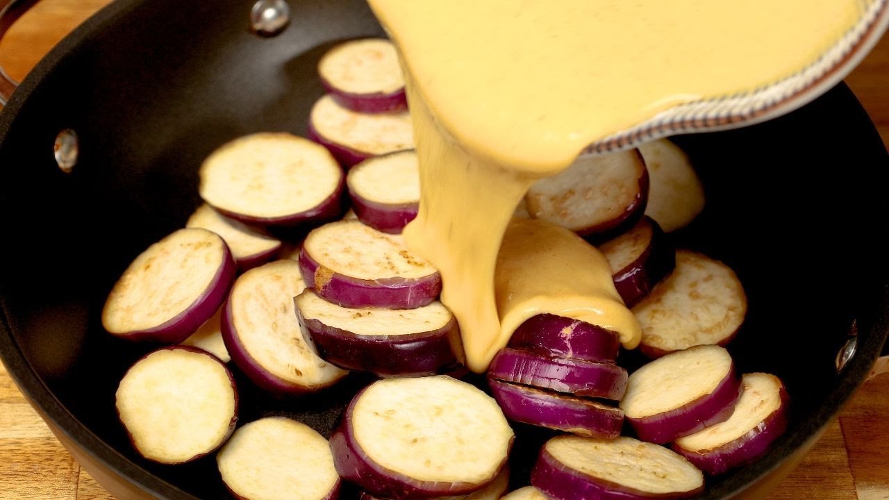 Do you have eggplants and 2 eggs ? They will make a delicious meal !