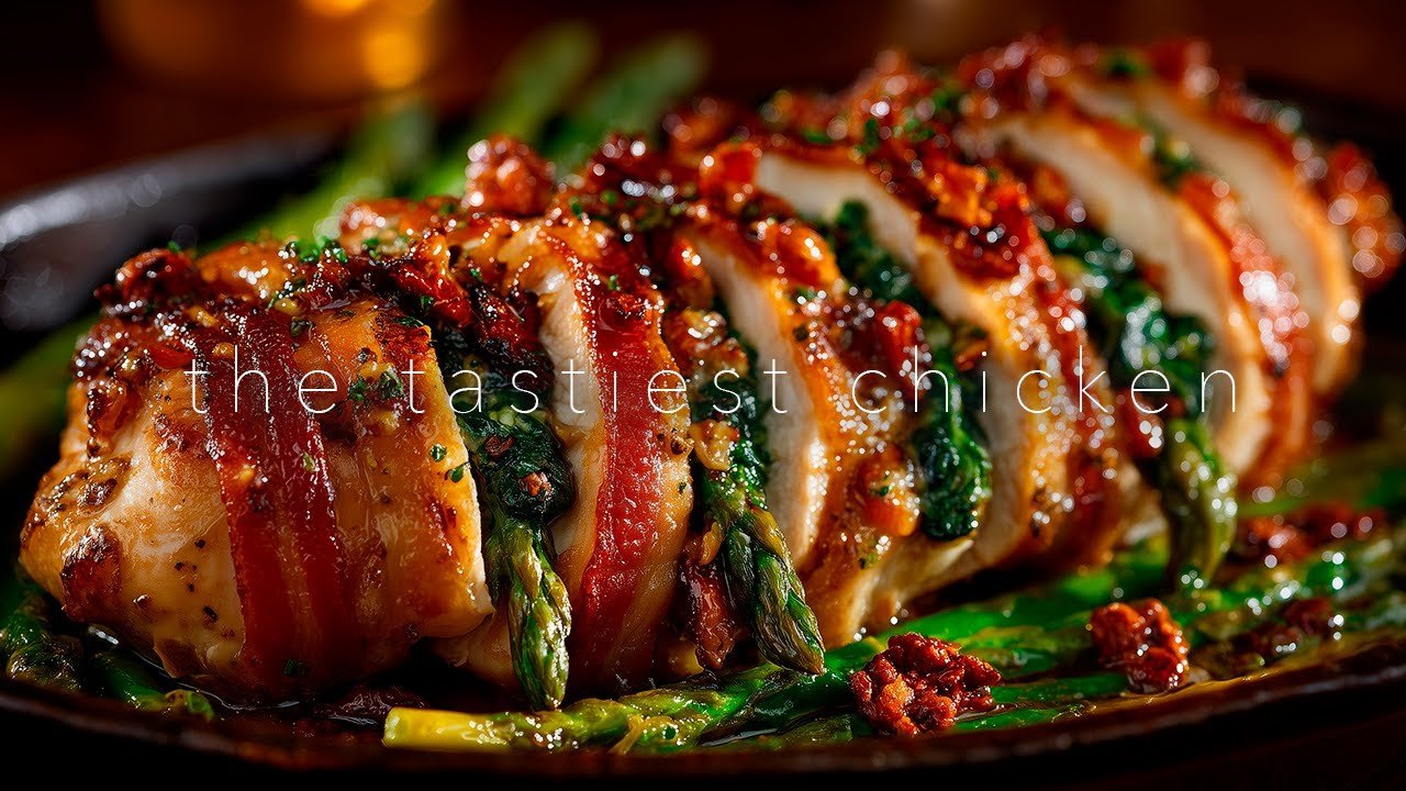 🔥 Das zarteste Hähnchen, das du je gemacht hast! Rezept für Mallorquinisch gefüllte Hähnchenbrust 🇪🇸