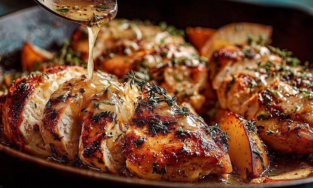 🔥Das zarteste Hähnchen, das du je machst! Schnelles 1-Pfannen-Rezept fürs tägliche Abendessen