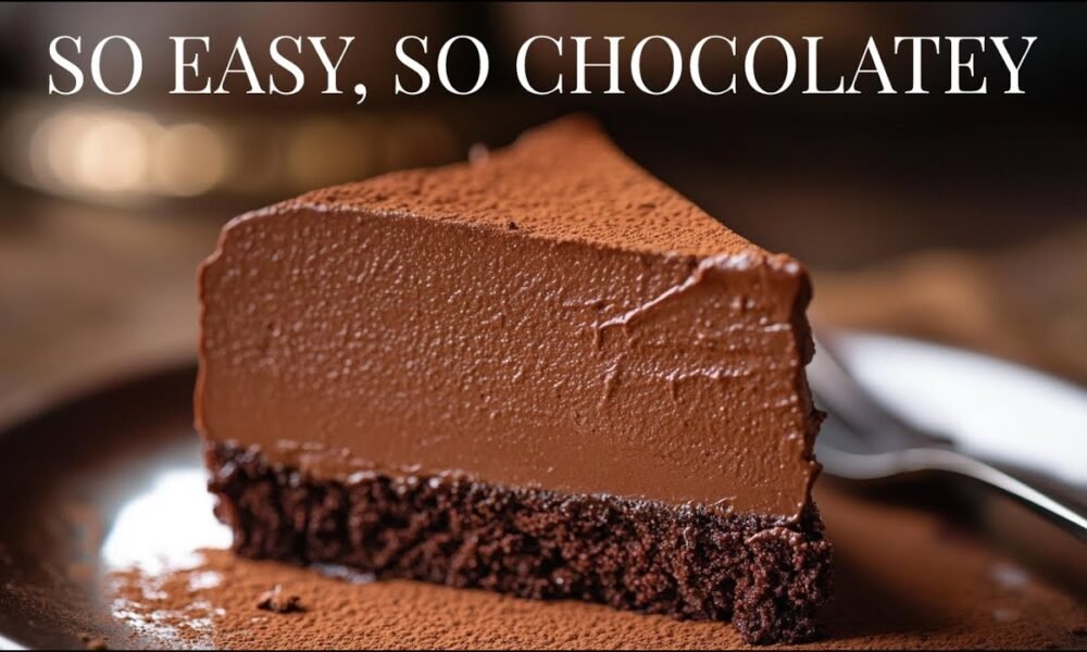 From Simple Ingredients to Chocolate Heaven: Silky & Decadent Mousse Cake