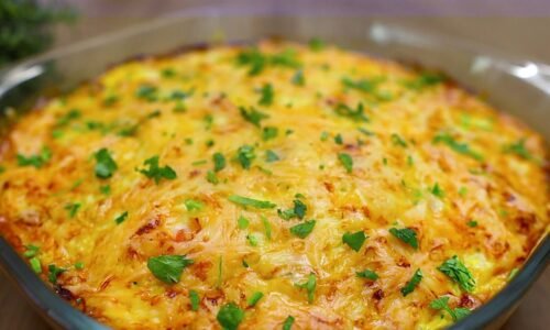 Der saftigste Auflauf mit Gemüse und Hähnchen – einfach und lecker!