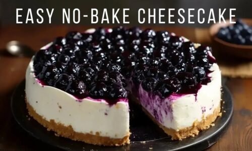 Easy and Delicate No-Bake Cheesecake! A Foolproof Recipe You’ll Love