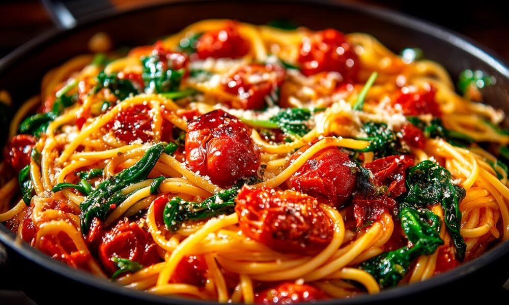 Inspiriert vom Sonnenuntergang in Italien🇮🇹😍So gute Pasta hatte ich noch nie! Einfaches Rezept
