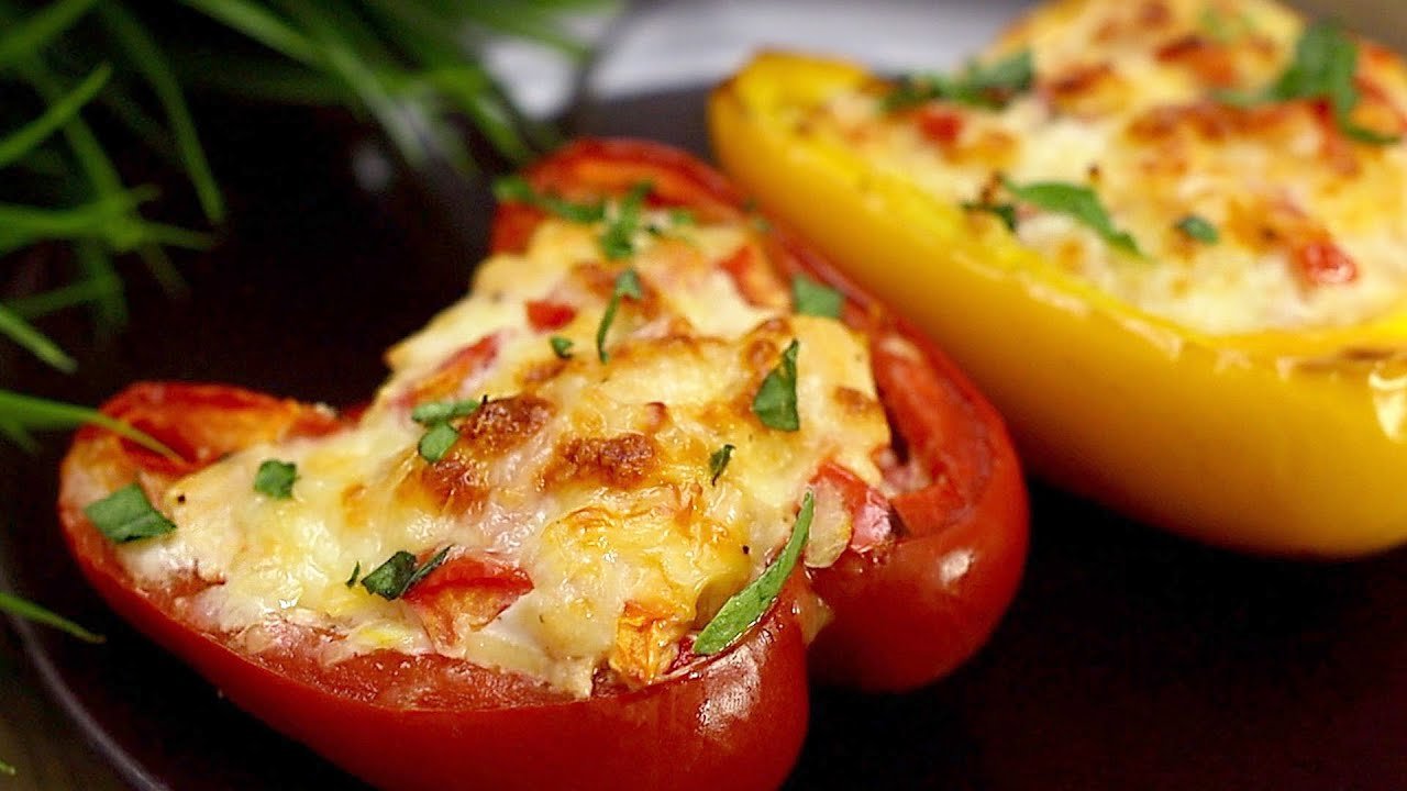 Gefüllte Paprika mit Hähnchen – Saftig, lecker und ganz einfach!