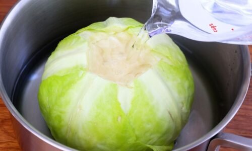 Pour water on the cabbage! I’ll never get tired of making these recipes! Simple and delicious