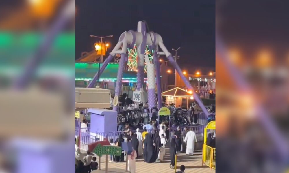 23 injured after amusement park ride crashes to ground in Saudi Arabia