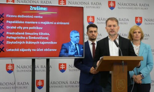 Matovič a Remišová chcú zrušiť Ficovu doživotnú rentu aj maniere s majákmi, predstavili „antipapalášsky zákon“ – VIDEO