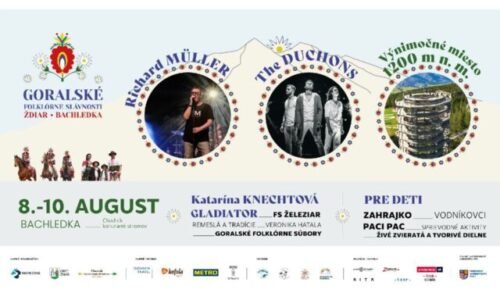 Pod Tatrami sa bude oslavovať – goralská kultúra, koncert Richarda Müllera, The Duchons, skupiny Gladiator a Katky Knechtovej