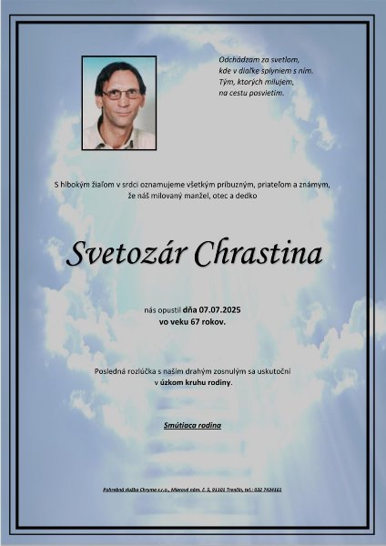 Svetozár Chrastina Svetozár Chrastina