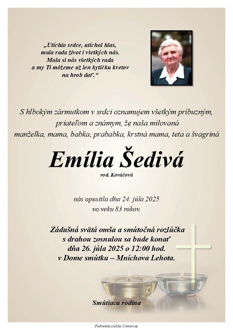 Emília Šedivá