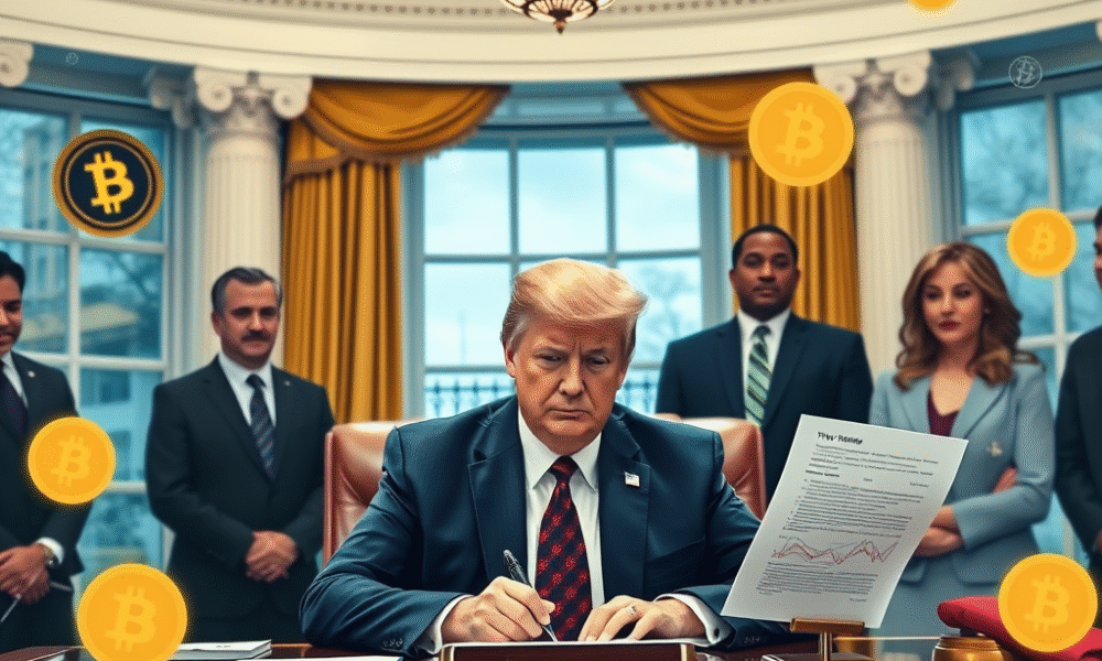 Trumpova podpora pre Bitcoin