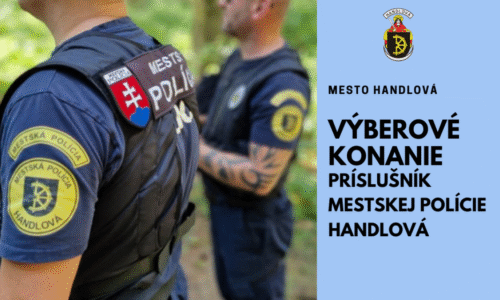 Doplňte rady mestskej polície Handlová