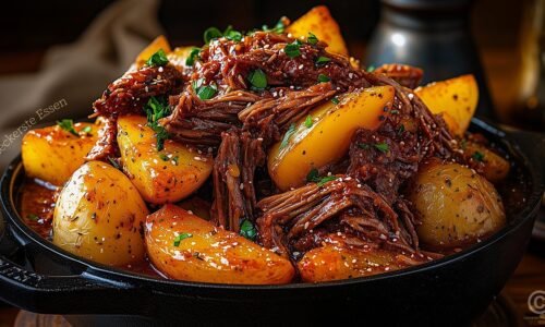 So zartes Rindfleisch mit Kartoffeln! 😍 Familie liebt es – einfaches und leckeres Rezept!